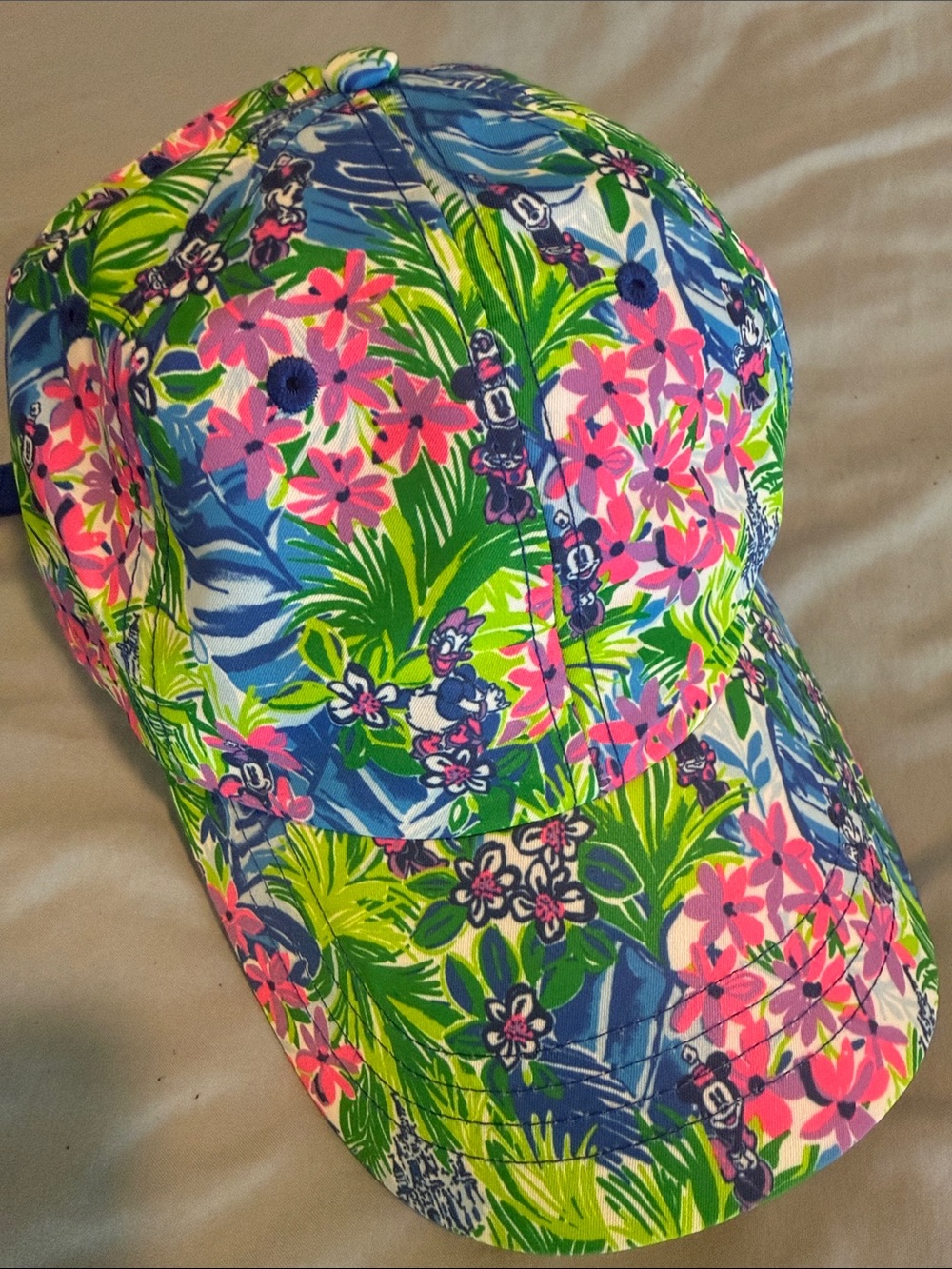 Lilly Pulitzer x Disney Minnie and Daisy Print Hat